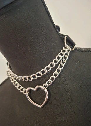 Choker chain, merk: Punk, staat: Nieuw zonder prijskaartje, € 12,00, € 13,30 inclusief Kopersbescherming