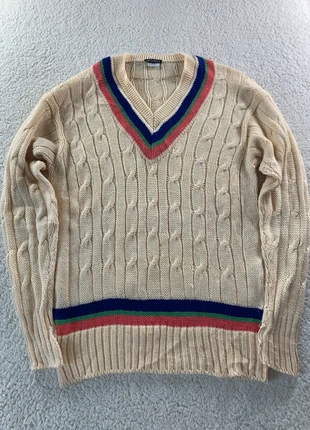 Pull traditionnel Aran Wool fisherman 100% Wool laine fait main fabriqué en Irlande XL AW8, marke: aran wool, zustand: Gut, größe: XL / 42 / 14, 9,90 €, 11,10 € inklusive Vinted-Käuferschutz