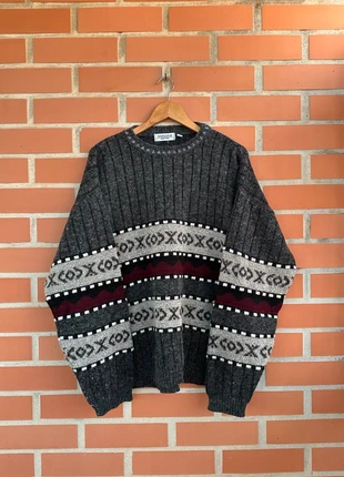 Vintage Coogie Sweater Jersey Multicolor Y2K Style Retro Premium 80s, marca: Vintage Dressing, estado: Muy bueno, tamaño: XL, 25,00 €, 26,95 € Protección al comprador incluida