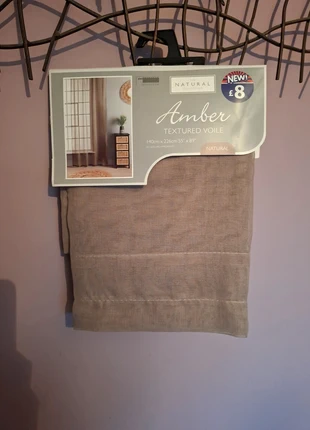 Textured voile, 55" x 89", never used, beige, brand: the natural collection, condition: New with tags, size: 200 cm - 249 cm, £6.50, £7.53 includes Buyer Protection