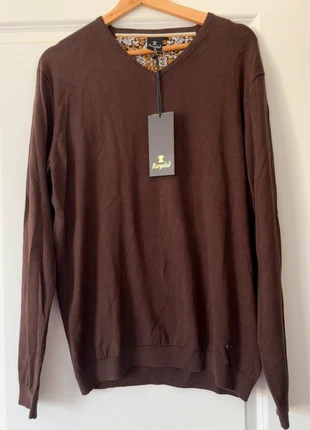 Pull manches longues Recycled marron, marque: Recycled Art World, état: Neuf avec étiquette, taille: L, 40,00 €, 42,70 € Protection acheteurs incluse