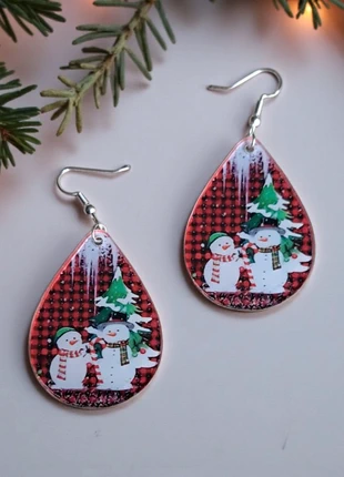 Boucles d'oreilles noel bonhomme de neige, marque: sans marque, état: Neuf avec étiquette, 3,00 €, 3,85 € Protection acheteurs incluse