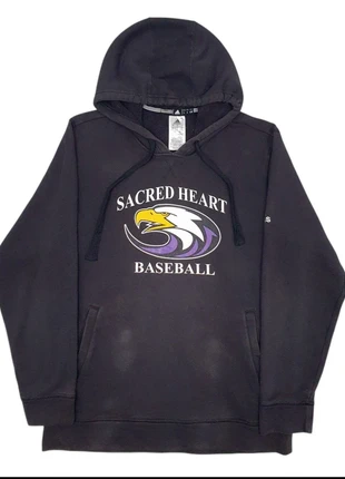 Adidas Sacred Heart Baseball Hoodie Cotton Blend Sweatshirt Jumper Mens L, brand: adidas, condition: Very good, size: L / UK 16-18, £19.00, £20.65 includes Buyer Protection Pro