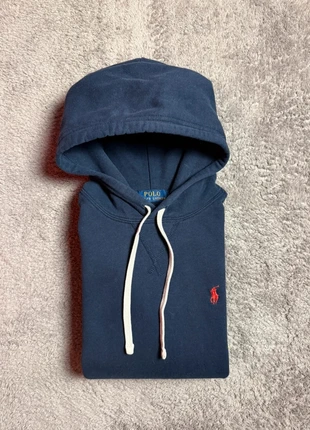 Sweat à capuche Ralph Lauren logo brodé rouge homme XS | bleu marine, marque: Ralph Lauren, état: Très bon état, taille: XS, 65,00 €, 68,95 € Protection acheteurs incluse
