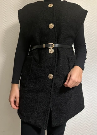 Manteau long sans manches noir neuf M/L, condizioni: Nuovo con cartellino, taglia: L / IT 44 / EU 40, €25.00, €26.95 include la Protezione acquisti