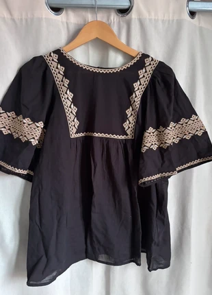 Haut volant d’été, marca: Galeries Lafayette, estado: Muito bom, tamanho: XXL / 44 / 16, €10.00, €11.20 inclui Proteção do Comprador