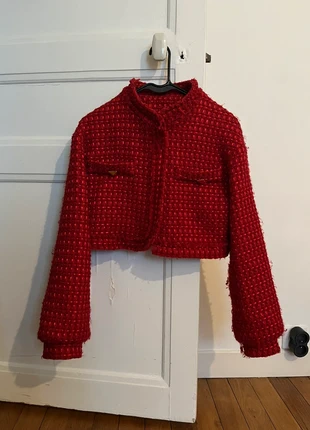 Veste tailleur rouge tweed Anewsta taille 38, brand: anewsta, condition: Very good, size: M / 38 / 10, €30.00, €32.20 includes Buyer Protection