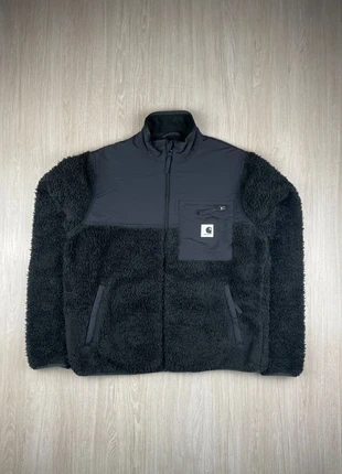 Veste polaire carhartt noir taille (S) avec fourrure pour homme en très bonne état, marque: Carhartt, état: Très bon état, taille: S, 89,00 €, 94,15 € Protection acheteurs incluse