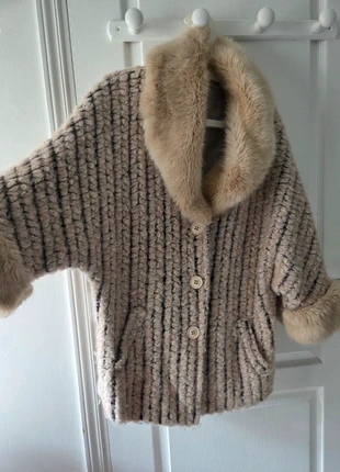 Veste vintage laine et fausse fourrure, marque: Vintage, état: Très bon état, taille: L / 40 / 12, 45,00 €, 47,95 € Protection acheteurs incluse