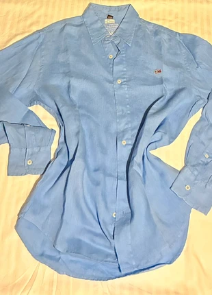 Chemise bleu, brand: Napapijri, condizioni: Ottime, taglia: M, €15.00, €16.45 include la Protezione acquisti