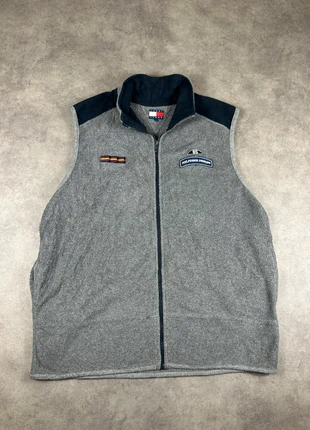 Gilet polaire Hilfiger Denim gris vintage |Taille L, marca: Tommy Hilfiger, estado: Muy bueno, tamaño: L, 30,00 €, 32,20 € Protección al comprador incluida
