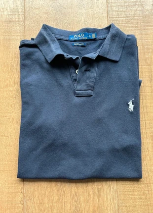 Polo Ralph Lauren Bleu Marine Taille L Custom Slim Fit, merk: Ralph Lauren, staat: Heel goed, maat: L, € 23,00, € 24,85 inclusief Kopersbescherming