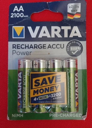 Lot de 4 piles rechargeables 2100mAh VARTA- neuf et emballé d origine, brand: VARTA, condizioni: Nuovo con cartellino, €9.99, €11.19 include la Protezione acquisti