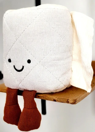 🧻 Peluche papier toilette - 12cm, marke: JardinDesDoudous, zustand: Sehr gut, größe: Einheitsgröße, 12,90 €, 14,25 € inklusive Vinted-Käuferschutz