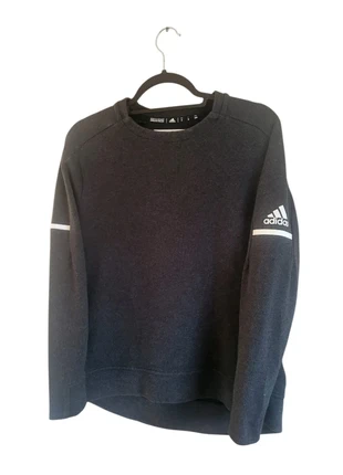 Pull Adidas gris foncé logo manches taille M (femme), brand: adidas, condition: Very good, size: M / 38 / 10, €24.90, €26.85 includes Buyer Protection