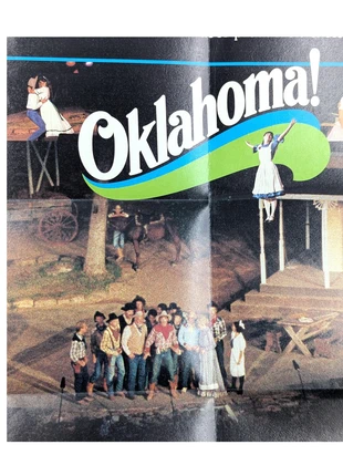 Affichette Poster Touristique Vintage 90's Danse Country Oklahoma, brand: Country, condizioni: Ottime, €5.00, €5.95 include la Protezione acquisti
