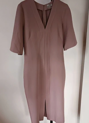 Robe midi élégante ASOS vieux rose – Taille 38, marca: ASOS, estado: Muy bueno, tamaño: M / 38 / 10, 10,00 €, 11,20 € Protección al comprador incluida