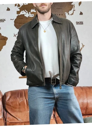 Redskins – Veste en cuir, Vintage 90s 🇫🇷, marque: Redskins, état: Très bon état, taille: L, 149,00 €, 157,15 € Protection acheteurs incluse