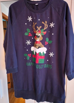 Ladies festive 100% cotton jumper/nightshirt size large, brand: Christmas, condizioni: Ottime, taglia: XL / IT 46 / EU 42, €3.95, €4.85 include la Protezione acquisti