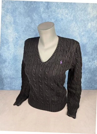 polo ralph lauren sport pull noir col v torsadé coton femme taille M “42A”, marque: Ralph Lauren, état: Très bon état, taille: M / 38 / 10, 44,00 €, 46,90 € Protection acheteurs (Pro) incluse