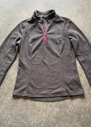 Pull 1/4 de zip quechua femme gris, marque: Quechua, état: Très bon état, taille: M / 38 / 10, 6,00 €, 7,00 € Protection acheteurs incluse