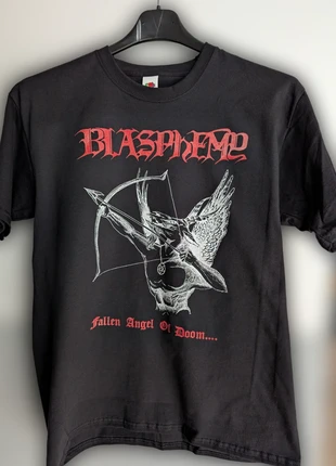 T-shirt nera | Fallen Angel of Doom | Blasphemy, brand: nobrand, condizioni: Ottime, taglia: L, €13.00, €14.35 include la Protezione acquisti Pro