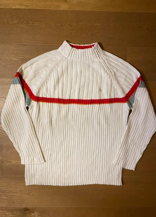 Pull Ralph Lauren original col montant tirette au cou taille L blanc rouge, marque: Ralph Lauren, état: Très bon état, taille: L, 59,00 €, 62,65 € Protection acheteurs incluse