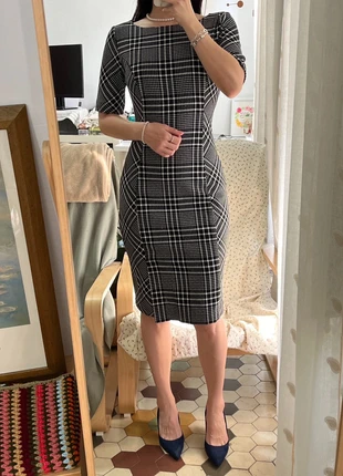 Vestido clásico de cuadros Orsay, talla XS., marque: ORSAY, état: Très bon état, taille: XS / 34 / 6, 17,00 €, 18,55 € Protection acheteurs incluse