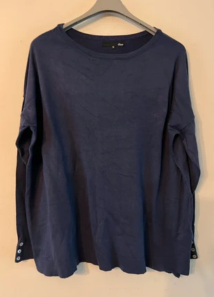 Pull fin bleu marine – Etam – Taille XS oversize, brand: Etam, condizioni: Ottime, taglia: XS / IT 38 / EU 34, €8.00, €9.10 include la Protezione acquisti