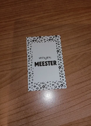 Minicards voor jou meester, marca: NO LABEL, estado: Novo sem etiquetas, €3.50, €4.38 inclui Proteção do Comprador Pro
