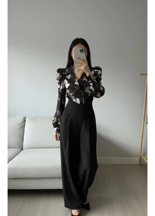 Ensemble deux pièces chemise + pantalon large, brand: Glamour, condizioni: Ottime, taglia: S / IT 40 / EU 36, €34.00, €36.40 include la Protezione acquisti Pro