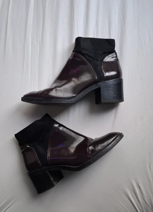 Retro burgundy laarzen, marque: Zara, état: Très bon état, taille: 41, 9,50 €, 10,68 € Protection acheteurs incluse
