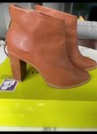 Ted Baker Lorca Tan Leather Ankle Boots EU 36 / UK 3, Block Heel, Back Zip, brand: Ted Baker, condition: Very good, size: 36, €49.00, €52.15 includes Buyer Protection