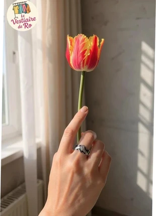 Bague Argónyx argent style obsidienne noire – Maison Elyionys taille ajustable, marque: Elyionys, état: Neuf sans étiquette, taille: Ajustable, 14,00 €, 15,40 € Protection acheteurs (Pro) incluse