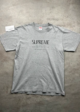 Supreme Tee Grey Anno Domini SS20, brand: Supreme, condition: Very good, size: S, €55.00, €58.45 includes Buyer Protection