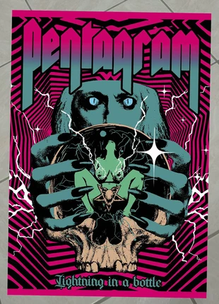 Pentagram "lightning in a bottle" poster, état: Neuf sans étiquette, 20,00 €, 21,70 € Protection acheteurs incluse
