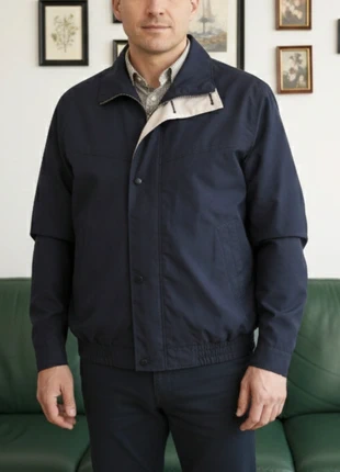 C&A Blouson Harrington Microfibre bleu marine XL, brand: C&A, condition: Very good, size: XL, €18.00, €19.60 includes Buyer Protection