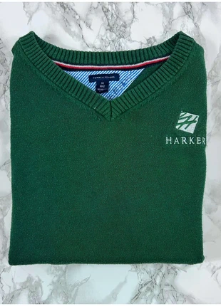 Pull Tommy Hilfiger Vert / Col V / Logo brodé / Taille S/M Homme, marke: Tommy Hilfiger, zustand: Sehr gut, größe: S, 18,00 €, 19,60 € inklusive Vinted-Käuferschutz