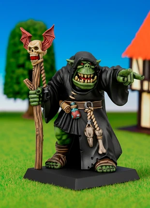 Grak Ork Shaman Fantasy HQ Miniature, marca: MonstrousEncounters, estado: Muito bom, €4.80, €5.74 inclui Proteção do Comprador