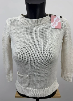 Pull en maille lin manche 3/4 crème Lauren Ralph Lauren – S Femme #LaurenF856, marque: Lauren Ralph Lauren, état: Bon état, taille: S / 36 / 8, 10,90 €, 12,15 € Protection acheteurs (Pro) incluse