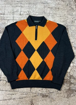 Crazy colored opium grandpa vintage jumper (L) - SKU 160, marca: Vintage Dressing, estado: Muito bom, tamanho: L, €22.00, €23.80 inclui Proteção do Comprador Pro