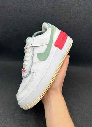 Nike Air Force 1 Shadow cuir blanc rose vert 38.5 (is1748), brand: Nike, condition: Very good, size: 38.5, €49.00, €52.15 includes Buyer Protection Pro