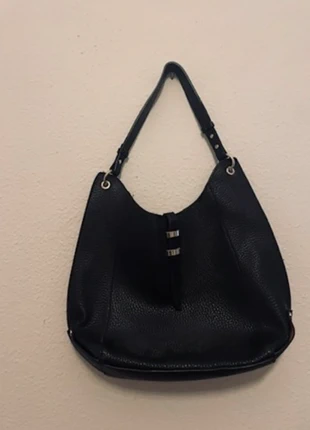 Bolso negro hombro piel, brand: El Corte Inglés, condizioni: Ottime, €12.00, €13.30 include la Protezione acquisti