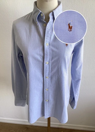 Chemise femme Polo Ralph Lauren – oxford bleu clair – taille M – neuve, marque: Ralph Lauren, état: Neuf sans étiquette, taille: M / 38 / 10, 42,00 €, 44,80 € Protection acheteurs incluse