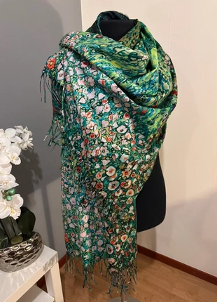 Zachte groene warme sjaal, merk: scarfhouse, staat: Heel goed, € 18,00, € 19,60 inclusief Kopersbescherming