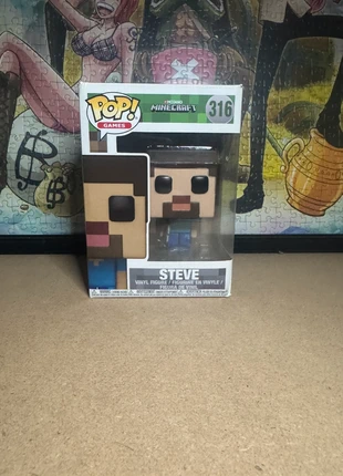 Funko Pop! Steve #316 – Minecraft (GAMES), merk: Funko, staat: Heel goed, maat: Universeel, € 20,00, € 21,70 inclusief Kopersbescherming
