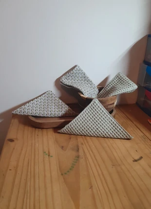 Lot de 4 serviettes de table, brand: Fait Main, condition: New without tags, €11.00, €12.25 includes Buyer Protection