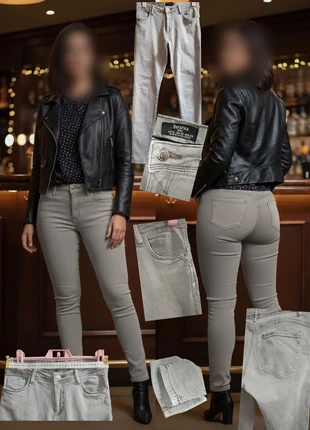 Pantalon vaquero gris mujer jean femme 38 pantalone jeans donna 38 grijze broek pants women 38, marque: Bershka, état: Très bon état, taille: M / 38 / 10, 9,00 €, 10,15 € Protection acheteurs incluse