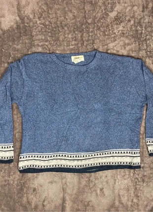 Pull Bleu ciel à motifs ethnic Vintage, brand: Vintage Dressing, condition: Good, size: M / 38 / 10, €8.00, €9.10 includes Buyer Protection Pro