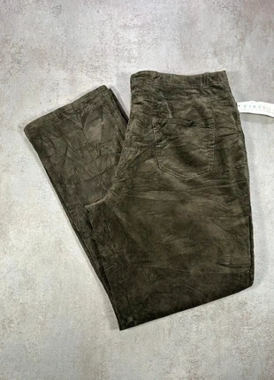 Pantalon Vintage En Velours Côtelé / Corduroy First Issue vert olive texture taille 16, brand: Vintage Dressing, condition: Very good, size: XXXL / 46 / 18, €13.00, €14.35 includes Buyer Protection Pro